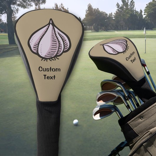 Knoflookbol golfhoofdhoes golfheadcover