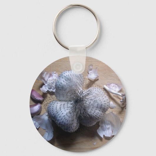 Knoflookbollen Sleutelhanger (Voorkant)