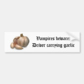 Knoflookbolletje Bumpersticker (Voorkant)