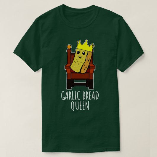 knoflookbroodkoningin t-shirt (Design voorkant)