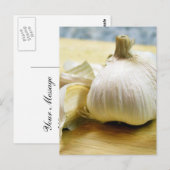 Knoflookhandschoenen stilleven briefkaart (Voorkant / Achterkant)