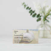 Knoflookhandschoenen stilleven visitekaartje (Staand voorkant)