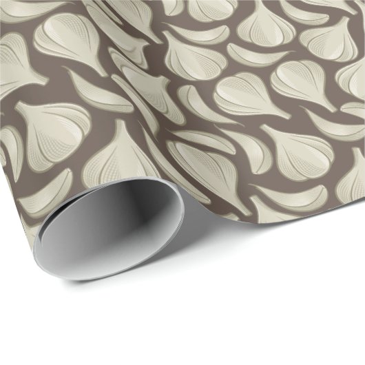 Knoflookhoutsnijpatroon Cadeaupapier (Rol Hoek)