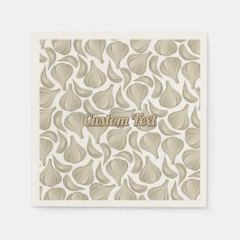 Knoflookhoutsnijpatroon Servet