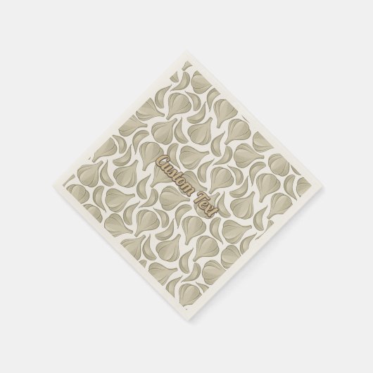 Knoflookhoutsnijpatroon Servet (Hoek)