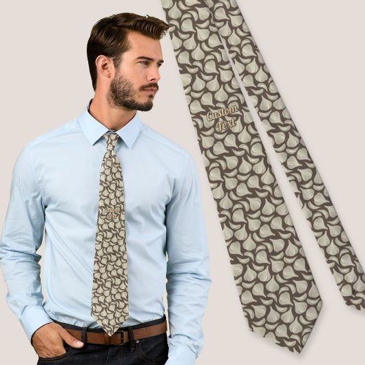 Knoflookhoutsnijpatroon Stropdas