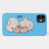 Knoflookillustratie cartoon Case-Mate iPhone case (Achterkant (horizontaal))