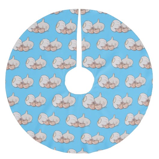 Knoflookillustratie cartoon kerstboom rok (Voorkant)