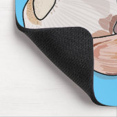 Knoflookillustratie cartoon muismat (Hoek)