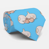 Knoflookillustratie cartoon stropdas (Opgerold)