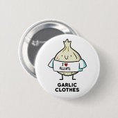 Knoflookkleding Schattige Allium Pun Button Pin (Voorkant /achterkant)