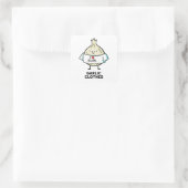 Knoflookkleding Schattigee Allium Pun Sticker (Tas)