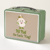 Knoflookkoning - personaliseerbare grappige slogan (Voorkant)