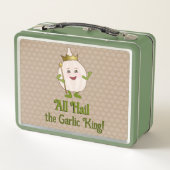 Knoflookkoning - personaliseerbare grappige slogan (Achterkant)