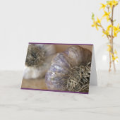 Knoflookkoppen Kaart (Gele Bloem)