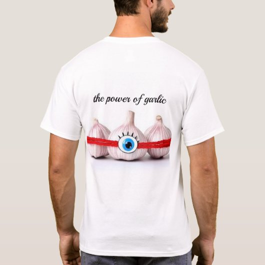 Knoflookkracht - Sterke & Onverschrokken T-shirt (Achterkant)