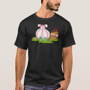 Knoflookpaasjacht Bunny Garlic paassund T-shirt