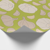 Knoflookpatroon - Knoflook handschoenen en bollen Cadeaupapier (Hoek)