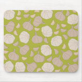 Knoflookpatroon - Knoflook handschoenen en bollen Muismat (Voorkant)
