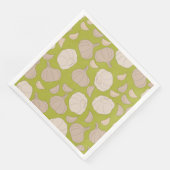 Knoflookpatroon - Knoflook handschoenen en bollen Servet (Hoek)