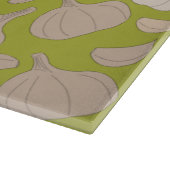 Knoflookpatroon - Knoflook handschoenen en bollen Snijplank (Hoek)