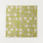 Knoflookpatroon - Knoflook handschoenen en bollen Wandkleed (Voorkant (horizontaal))