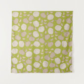 Knoflookpatroon - Knoflook handschoenen en bollen Wandkleed (Voorkant)