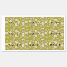 Knoflookpatroon - Knoflook-handschoenen en etikett Labels