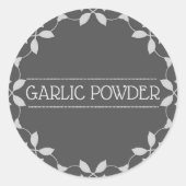 Knoflookpoeder Kruidenkruik Stickers (Voorkant)