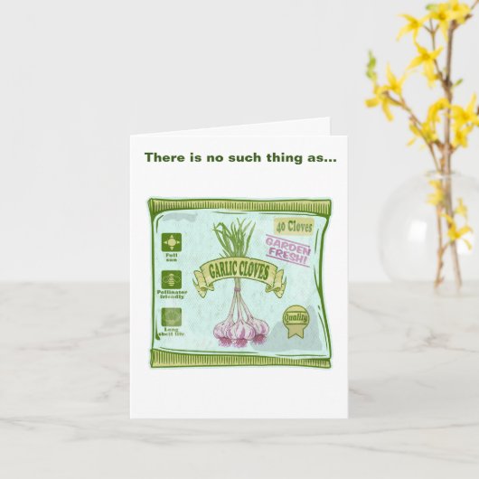 Knoflookteentjes Plantentuin Kaart (Gele Bloem)