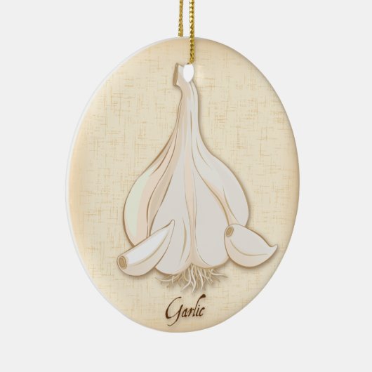 Knoflookversiering Keramisch Ornament (Rechts)