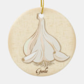 Knoflookversiering Keramisch Ornament (Voorkant)