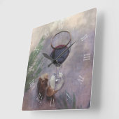 Knoflookwijn en kruidsklok vierkante klok (Hoek)