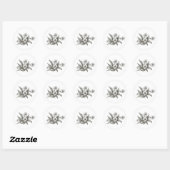 knol ronde sticker (Vel)