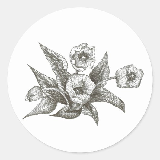 knol ronde sticker (Voorkant)