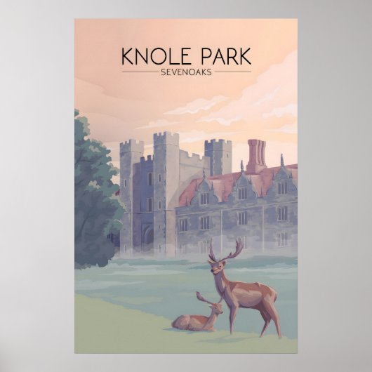 Knole Park Sevenoaks Reisposter Poster (Voorkant)