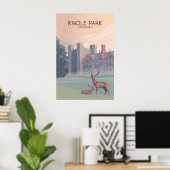 Knole Park Sevenoaks Reisposter Poster (Thuiskantoor)