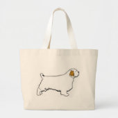 knollen spaniel grote tote bag (Voorkant)