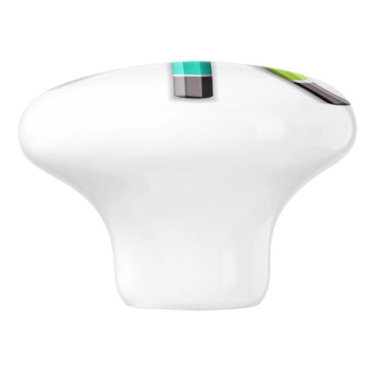 Knollen van de kabinetsleden van scholen en kantoo keramische knop (Zijkant)