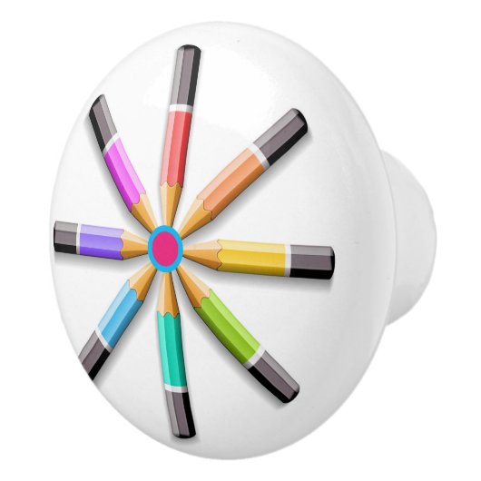 Knollen van de kabinetsleden van scholen en kantoo keramische knop (Rechts)