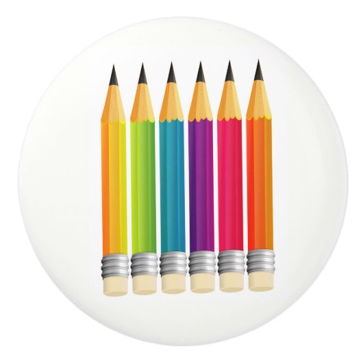 Knollen van de kabinetsleden van scholen en kantoo keramische knop (Voorkant)