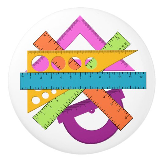 Knollen van de kabinetsleden van scholen en kantoo keramische knop (Voorkant)