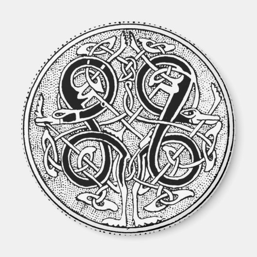 Knolwerk voor Keltisch Magneet (Voorkant)