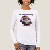 Knome Lover's "Not Today, Gnomeey" Tri-Blend Shirt (Voorkant volledig)