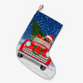 KNOODHOOGTE-RIJVAARTUIGEN IN Sneeuw Kleine Kerstsok (Voorkant (Hangend))