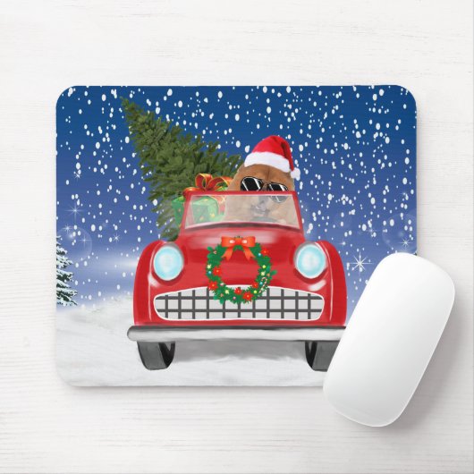 KNOODHOOGTE-RIJVAARTUIGEN IN SneeuwSierkussen Muismat (Met muis)