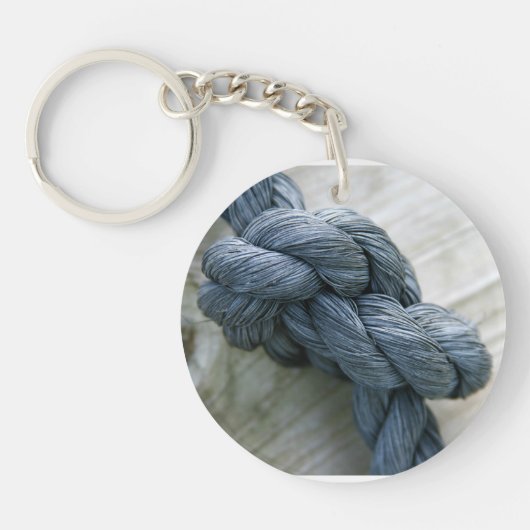 Knoop Acryl Enkelzijdige Sleutelhanger (Voorkant)