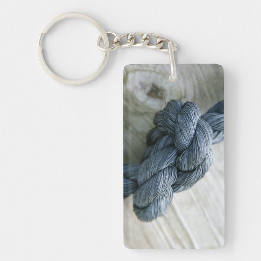 Knoop Acryl Enkelzijdige Sleutelhanger (Voorkant)