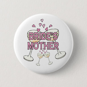 Knoop: Bride's moeder Ronde Button 5,7 Cm