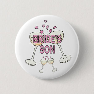 Knoop: Bride's Son Ronde Button 5,7 Cm
